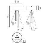 Светильник Axo Light Virtus PL Virtus