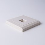 Рамка из пластика на 1 пост Stark слоновая кость W0011803