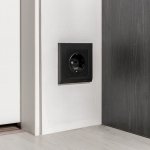 Рамка из поликарбоната на 1 пост Stark черный W0011808