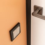 Рамка из поликарбоната на 1 пост Stark черный W0011808