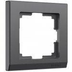 Рамка из поликарбоната на 1 пост Stark графит матовый W0011864