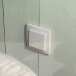 Рамка из поликарбоната на 1 пост Snabb Basic белый W0012001