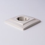 Рамка из поликарбоната на 1 пост Snabb Basic слоновая кость W0012003