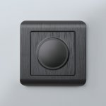 Рамка из поликарбоната на 1 пост Stream графит W0012104