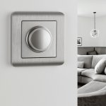 Рамка из поликарбоната на 1 пост Stream серебряный W0012106