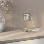 Рамка из поликарбоната на 1 пост Stream шампань W0012111