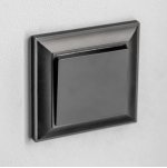 Рамка из поликарбоната на 1 пост Fiore черный W0012208