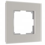 Рамка из стекла на 1 пост Senso дымчатый soft-touch W0013117