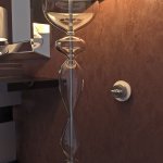 Рамка из стекла на 1 пост белый W0015101