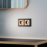 Рамка из поликарбоната на 2 поста Hammer черный W0022408