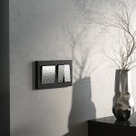 Рамка из поликарбоната на 2 поста Hammer черный W0022408