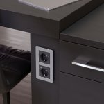 Рамка из металла на 2 поста Platinum алюминий W0022606