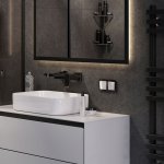 Рамка из акрила на 2 поста Acrylic черный W0022708