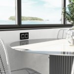 Рамка из стекла на 2 поста Senso черный soft-touch W0023108