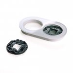 Рамка из стекла на 2 поста белый W0025101