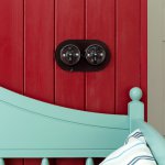 Рамка из стекла на 2 поста черный W0025108