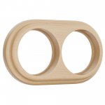 Рамка на 2 поста светлый бук W0025224