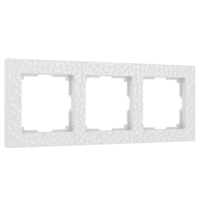 Рамка из поликарбоната на 3 поста Hammer белый W0032401 Рамка из поликарбоната на 3 поста Hammer белый W0032401