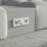 Рамка из поликарбоната на 3 поста Hammer белый W0032401