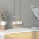 Рамка на 3 поста светлый бук W0035224