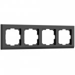 Рамка из поликарбоната на 4 поста Stark черный W0041808