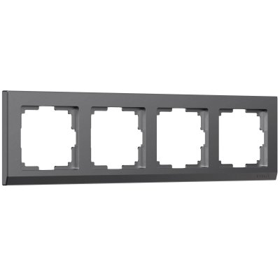 Рамка из поликарбоната на 4 поста Stark графит матовый W0041864 Рамка из поликарбоната на 4 поста Stark графит матовый W0041864