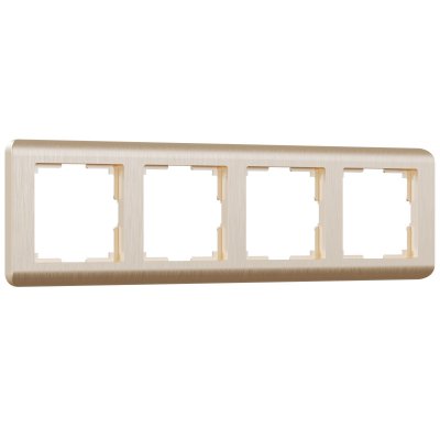 Рамка из поликарбоната на 4 поста Stream шампань W0042111 Рамка из поликарбоната на 4 поста Stream шампань W0042111