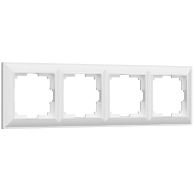 Рамка из пластика на 4 поста Fiore белый W0042201