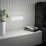 Рамка из пластика на 4 поста Fiore белый W0042201