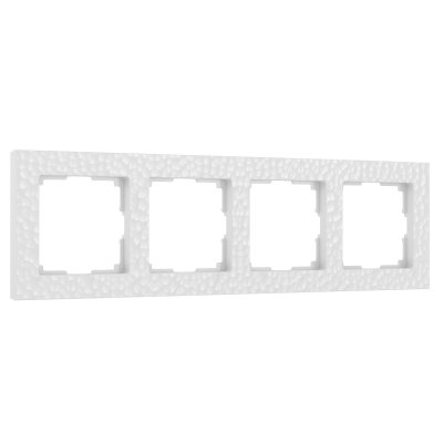Рамка из поликарбоната на 4 поста Hammer белый W0042401 Рамка из поликарбоната на 4 поста Hammer белый W0042401