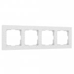 Рамка из поликарбоната на 4 поста Hammer белый W0042401