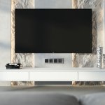 Рамка из поликарбоната на 4 поста Hammer серебряный W0042406