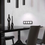 Рамка из металла на 4 поста Platinum черный алюминий W0042608