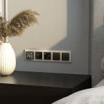 Рамка из пластика на 5 постов Stark слоновая кость W0051803