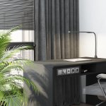 Рамка из поликарбоната на 5 постов Stark графит матовый W0051864