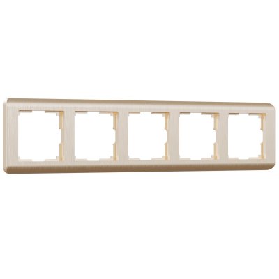 Рамка из поликарбоната на 5 постов Stream шампань W0052111 Рамка из поликарбоната на 5 постов Stream шампань W0052111