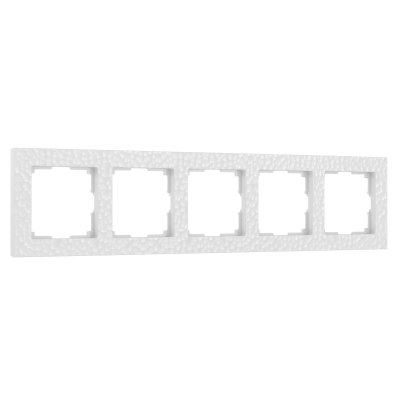 Рамка из поликарбоната на 5 постов Hammer белый W0052401 Рамка из поликарбоната на 5 постов Hammer белый W0052401