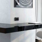 Рамка из поликарбоната для двойной розетки Stark черный W0081808