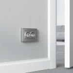 Рамка из поликарбоната для двойной розетки Hammer серебряный W0082406