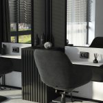 Рамка из поликарбоната для двойной розетки Hammer черный W0082408