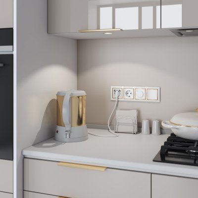 Выключатель одноклавишный проходной (белый) W1112001 Выключатель одноклавишный проходной (белый) W1112001