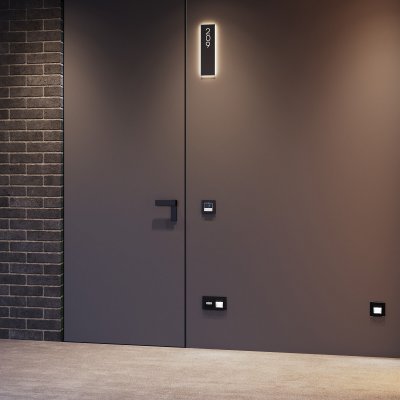 Кнопка звонка с индикацией для отелей (белый) W1114601 Кнопка звонка с индикацией для отелей (белый) W1114601