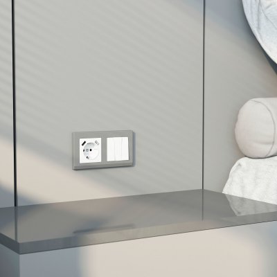 Выключатель трехклавишный (белый) W1130001 Выключатель трехклавишный (белый) W1130001