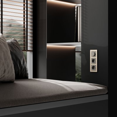 Диммер (графит акрил) W1142044 Диммер (графит акрил) W1142044