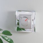 Терморегулятор электромеханический для теплого пола серебряный W1151106