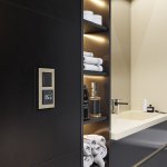 Умный сенсорный терморегулятор для теплого пола (черный) W1151208