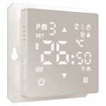 Умный сенсорный терморегулятор для теплого пола дымчатый W1151217