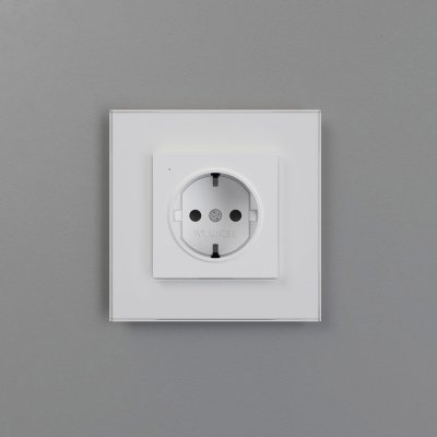 Розетка с подсветкой W (белый матовый) W1171461 Розетка с подсветкой W (белый матовый) W1171461