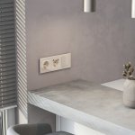 Накладка для розетки USB (айвори акрил) W1179543