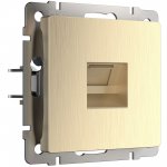 Розетка Ethernet RJ-45 (шампань рифленый) W1181010